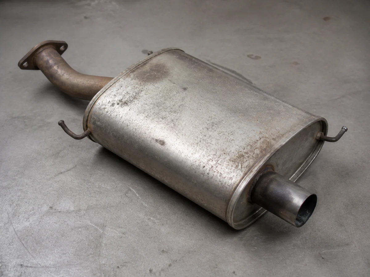 Representative photo of a used Muffler; exact item, fitment, condition, and availability confirmed by quote